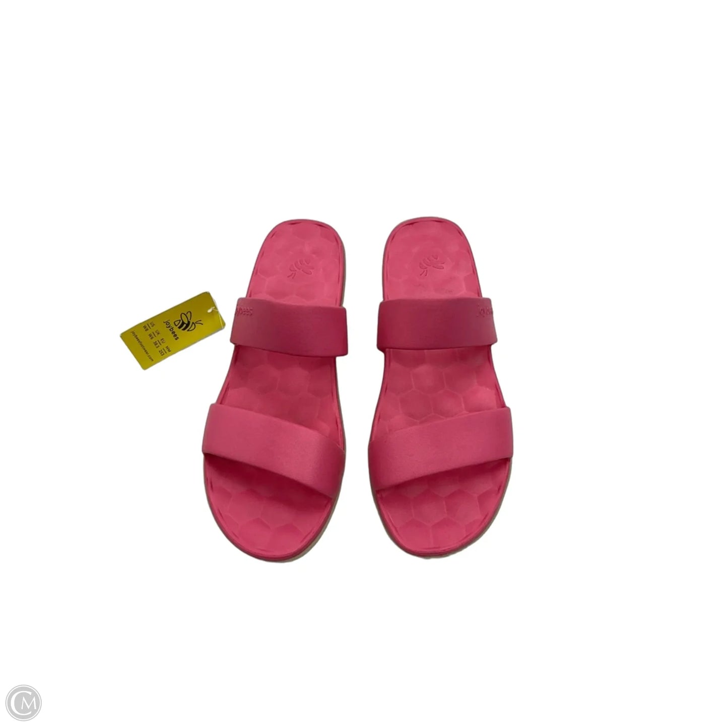 Sandals Heels Wedge By Clothes Mentor In Pink, Size: 8