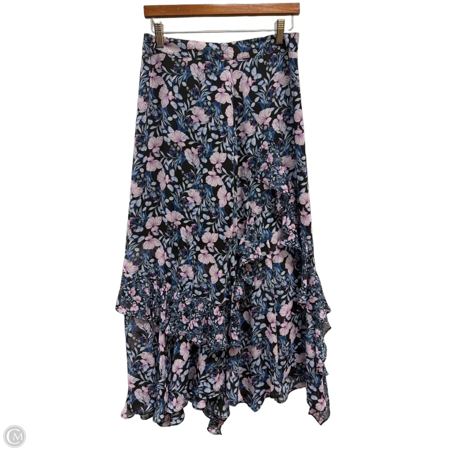 Skirt Maxi By Vince Camuto In Floral Print, Size: S