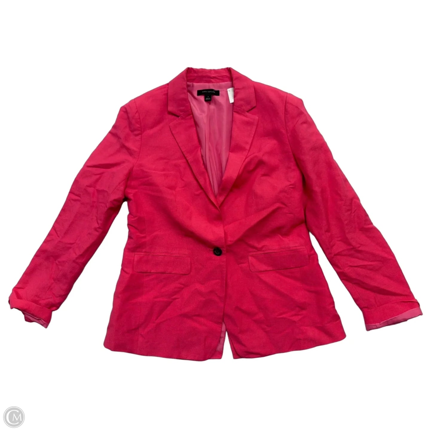 Blazer By Ann Taylor In Pink, Size: S