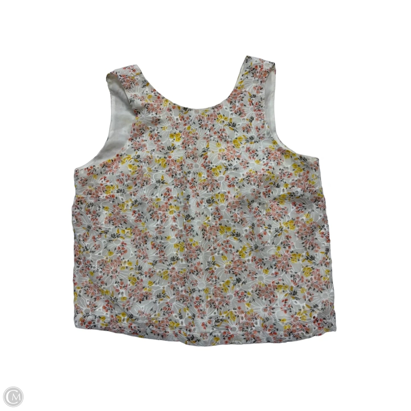 Top Sleeveless By Loft In Floral Print, Size: Xsp