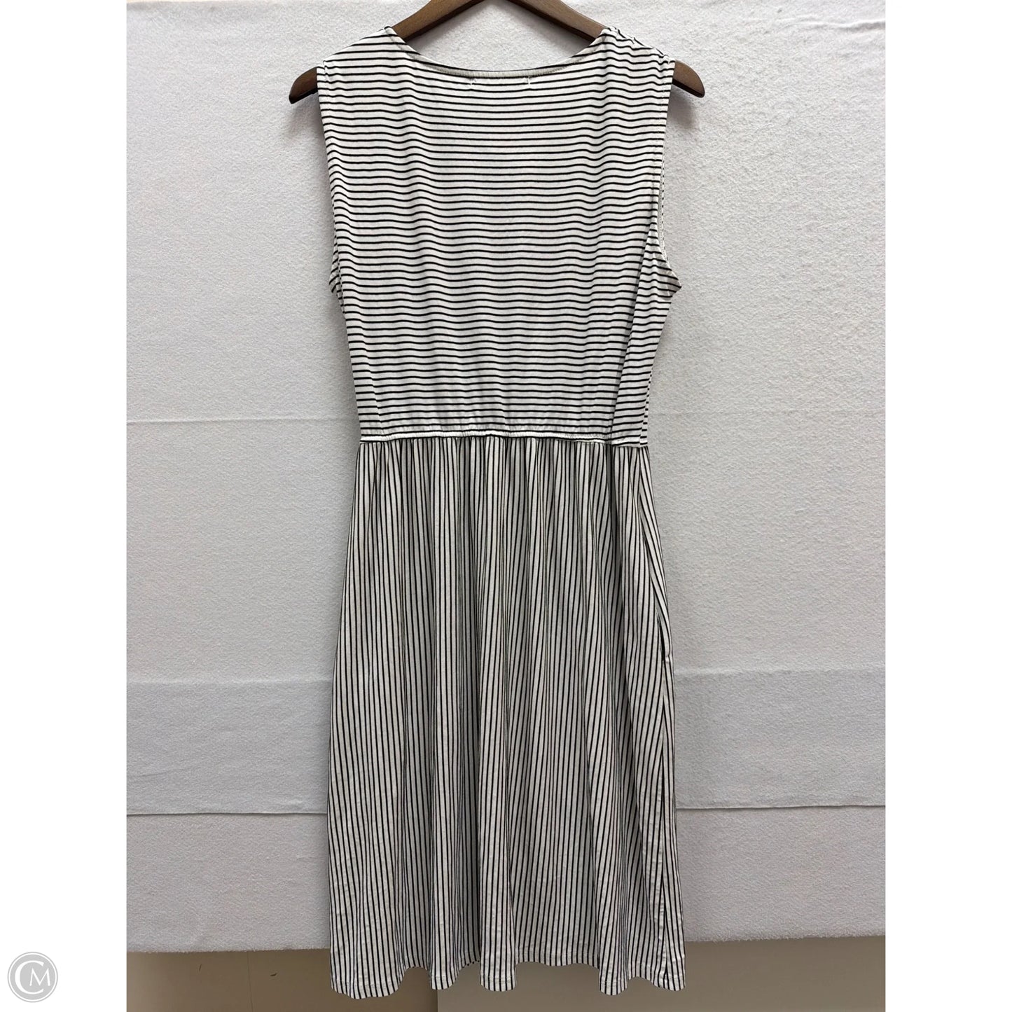 Dress Casual Midi By Clothes Mentor In Striped Pattern, Size: Xl