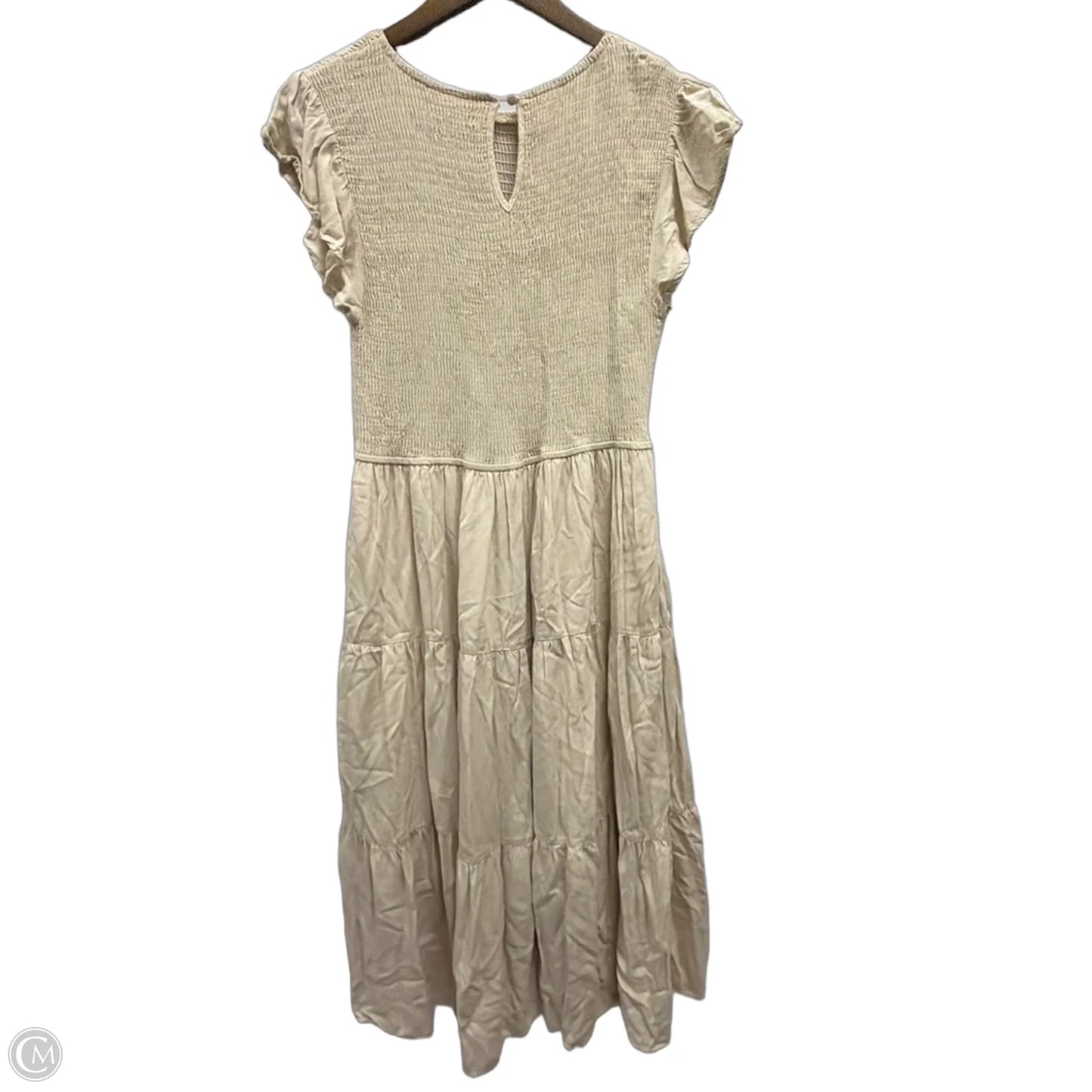 Dress Casual Maxi By Clothes Mentor In Tan, Size: Xl