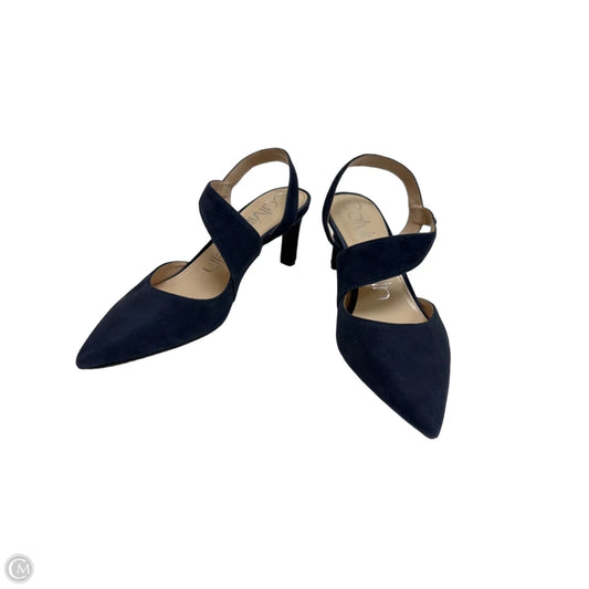 Shoes Heels Stiletto By Calvin Klein In Navy, Size: 8.5