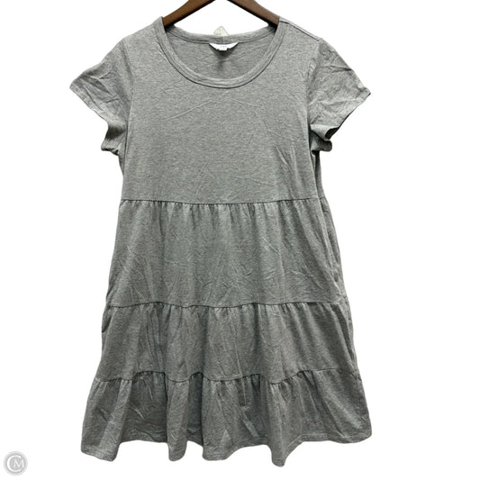 Dress Casual Midi By Time And Tru In Grey, Size: M