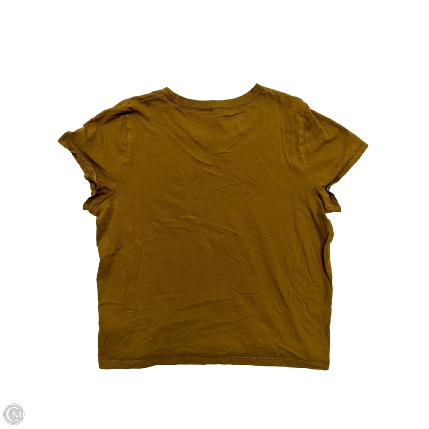 Top Short Sleeve Basic By Madewell In Green, Size: L