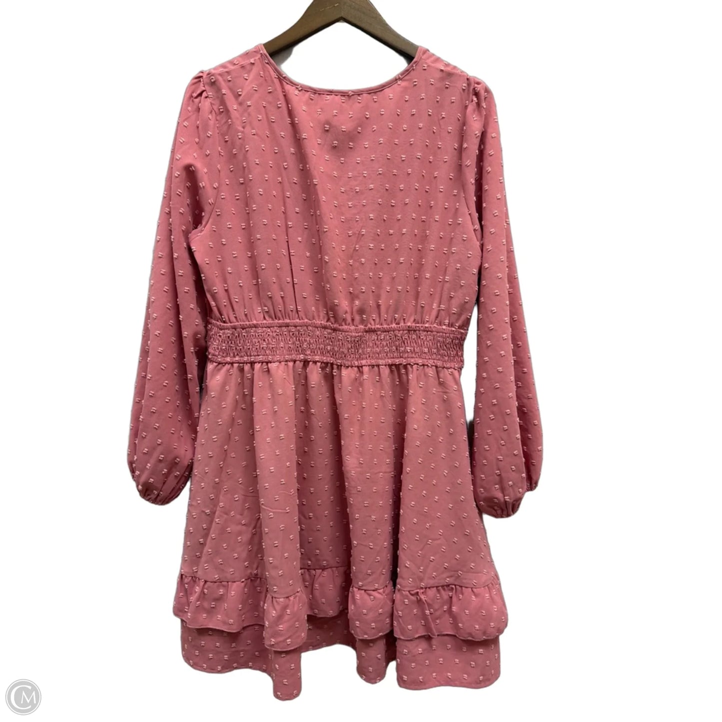 Dress Casual Short By Clothes Mentor In Pink, Size: Xl