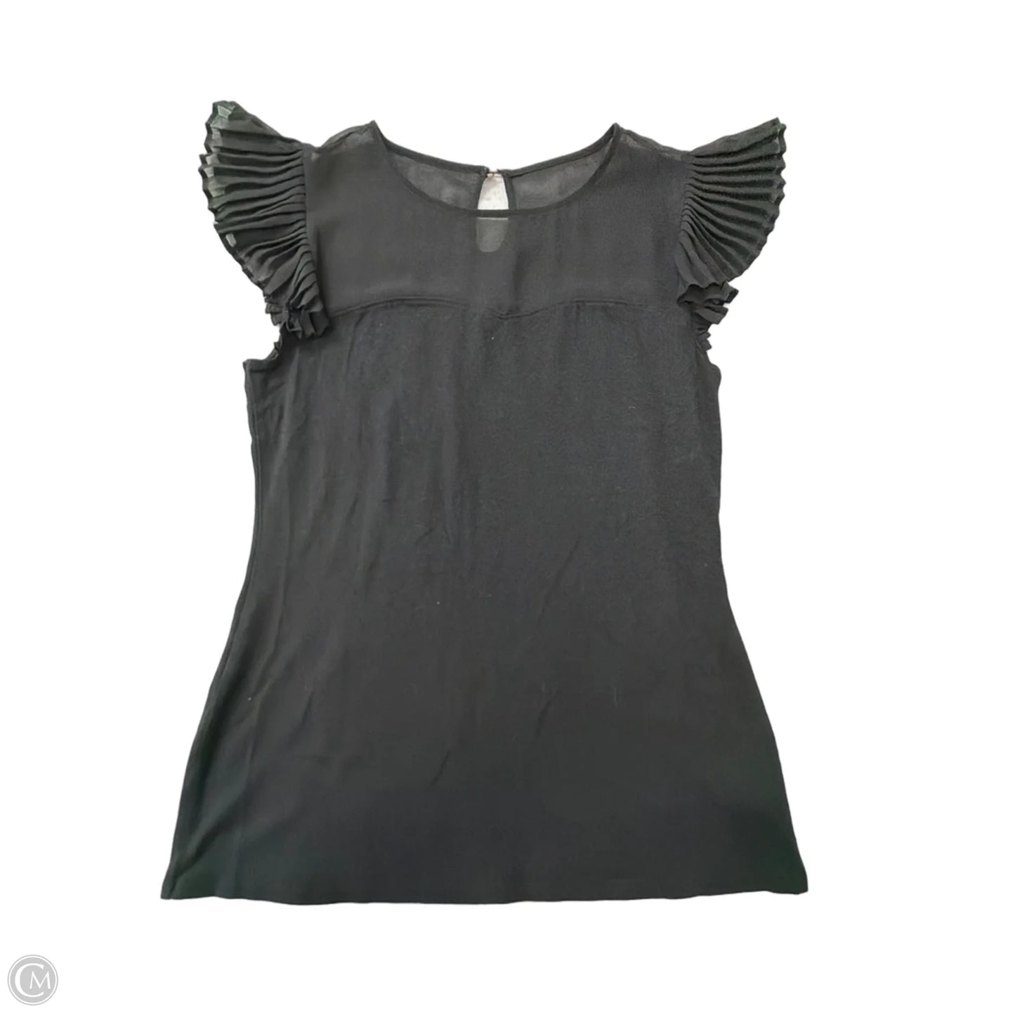 Top Short Sleeve By Express In Black, Size: M