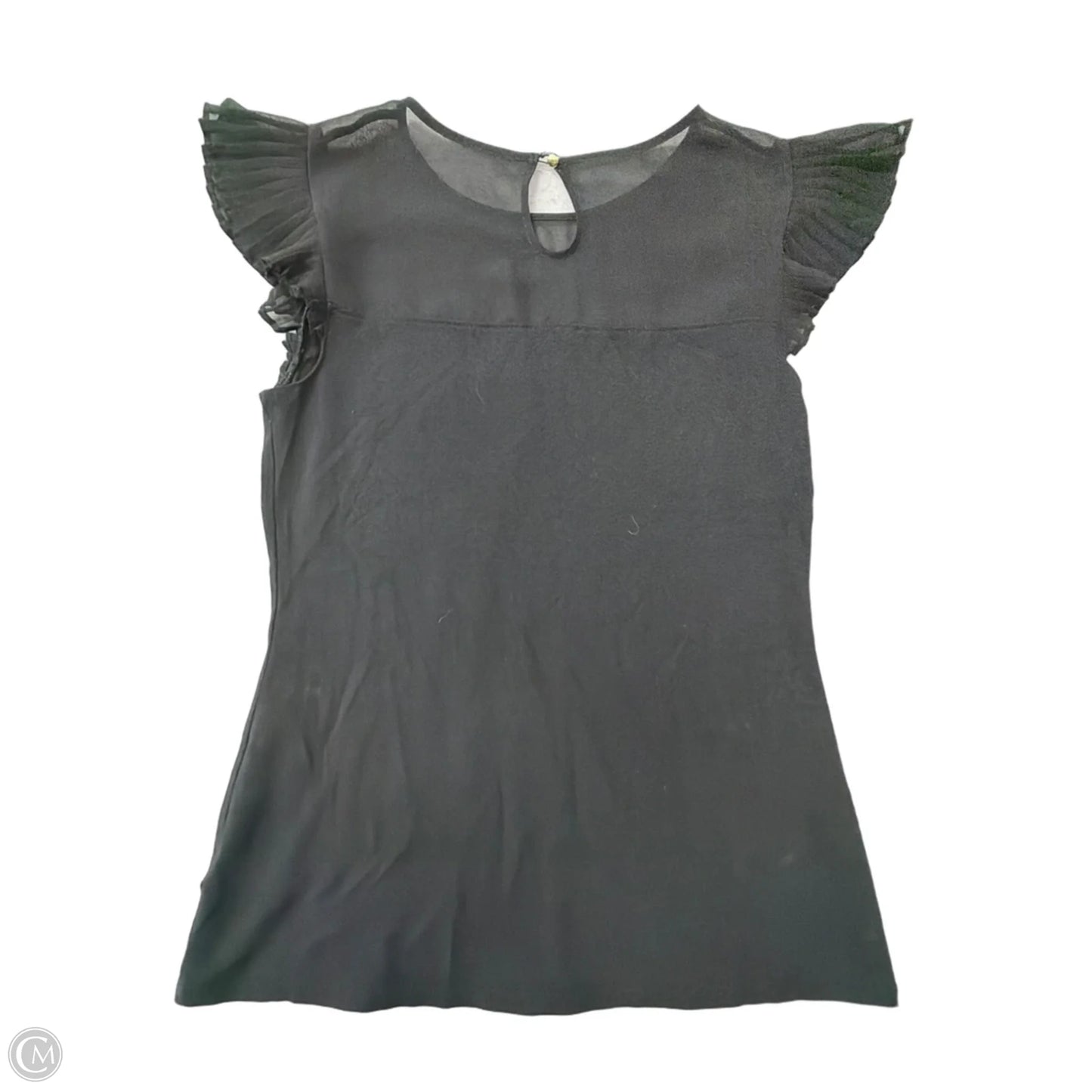 Top Short Sleeve By Express In Black, Size: M