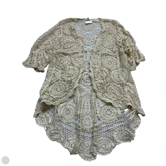 Kimono By Nina Leonard In Cream, Size: Xl