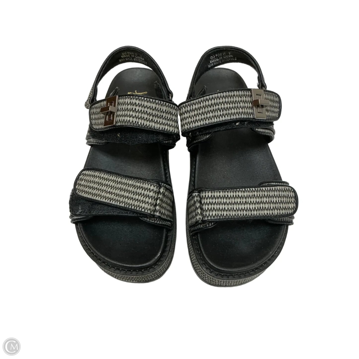 Sandals Flats By Corkys In Black, Size: 7