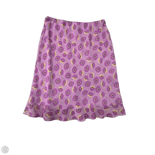 Skirt Midi By Apostrophe In Floral Print, Size: Xl