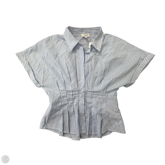 Top Short Sleeve By Cece In Striped Pattern, Size: S