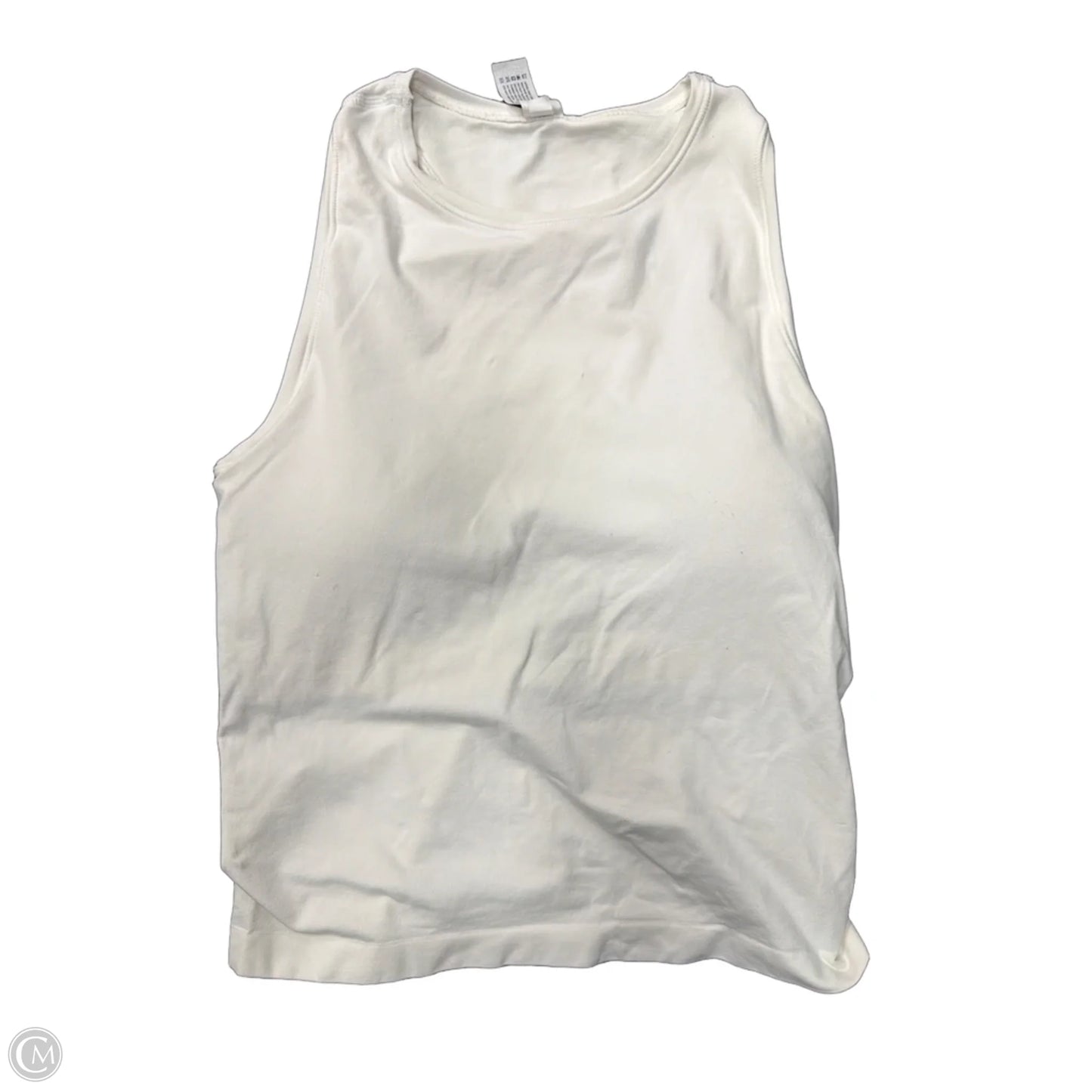 Athletic Tank Top By Yogalicious In White, Size: M