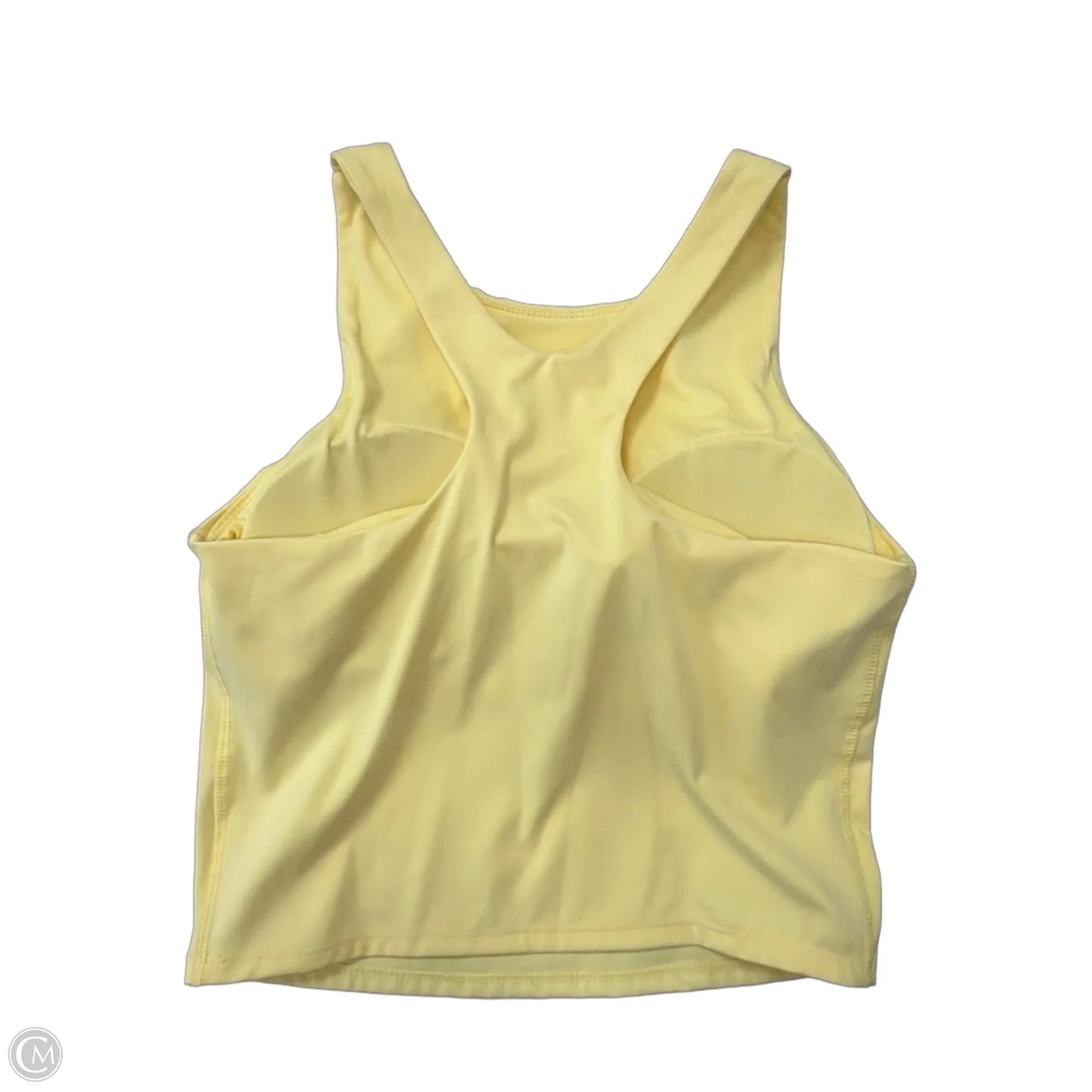Athletic Tank Top By Jockey In Yellow, Size: M
