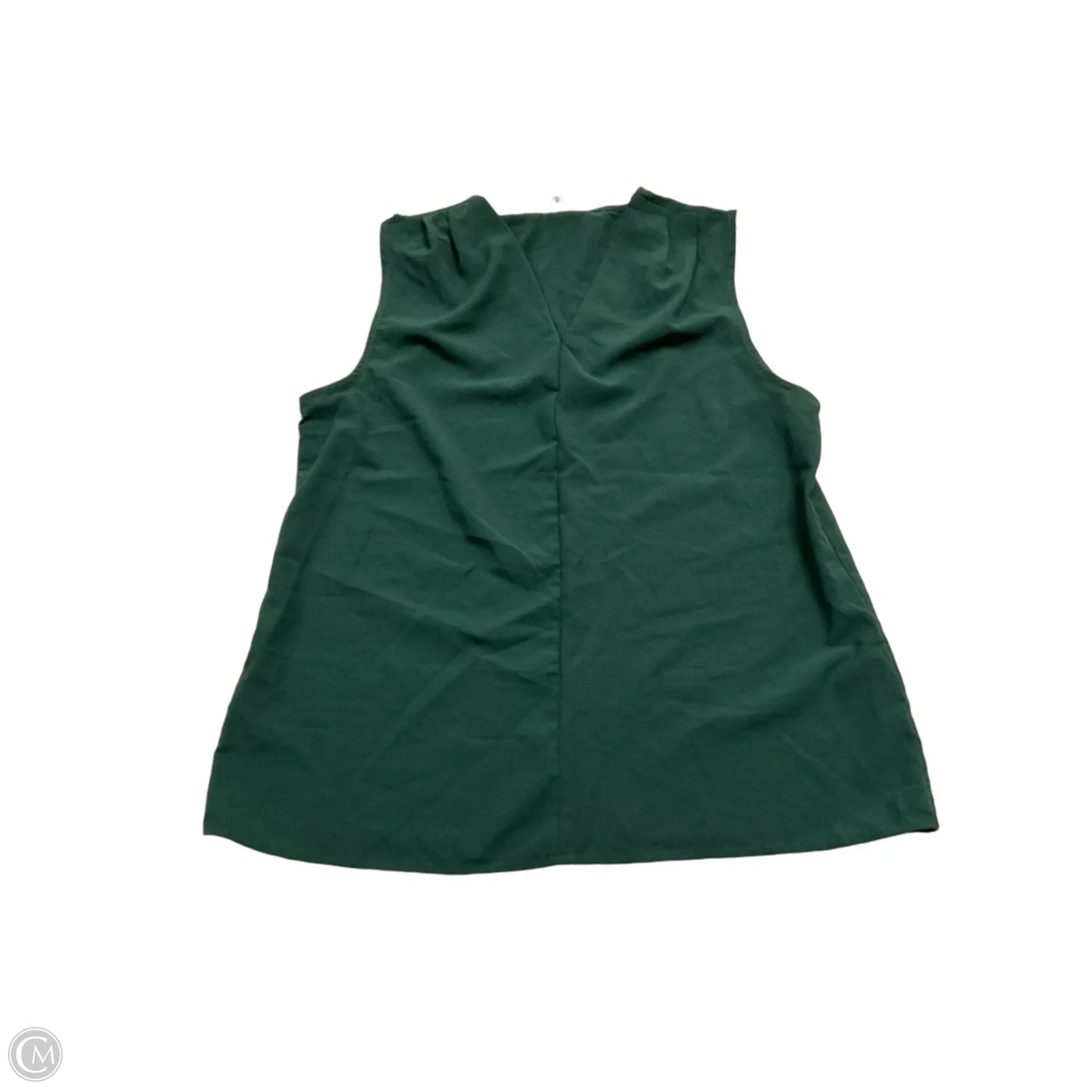 Top Sleeveless By Clothes Mentor In Green, Size: L