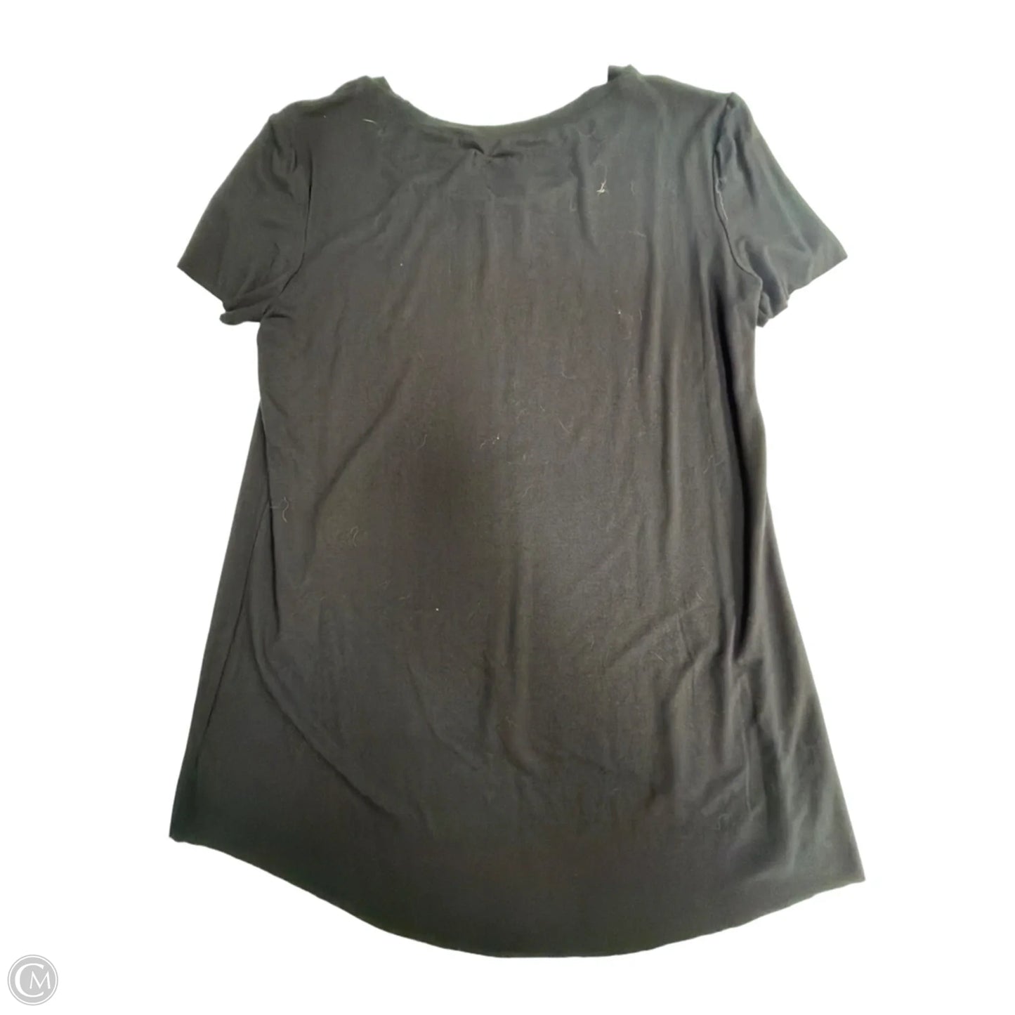 Top Short Sleeve By Chelsea And Theodore In Black, Size: M