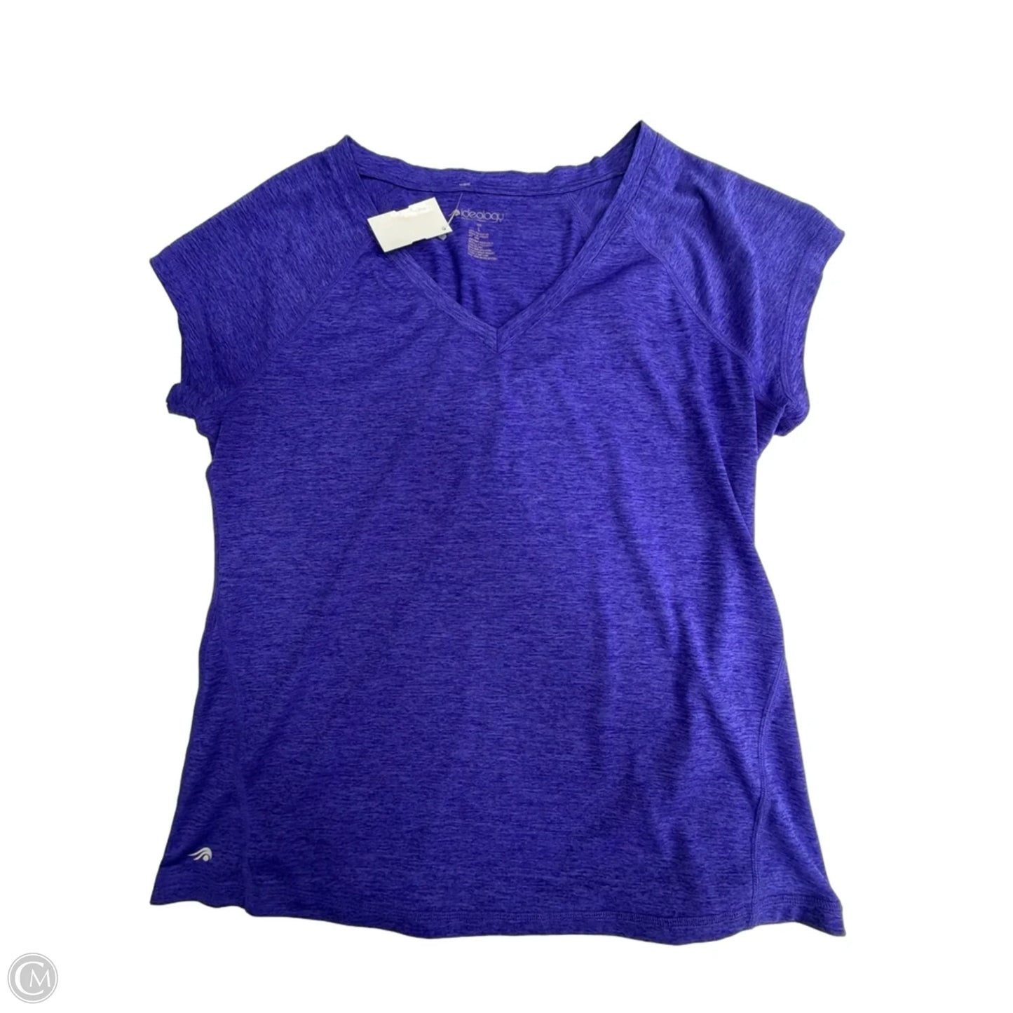 Athletic Top Short Sleeve By Ideology In Blue, Size: L