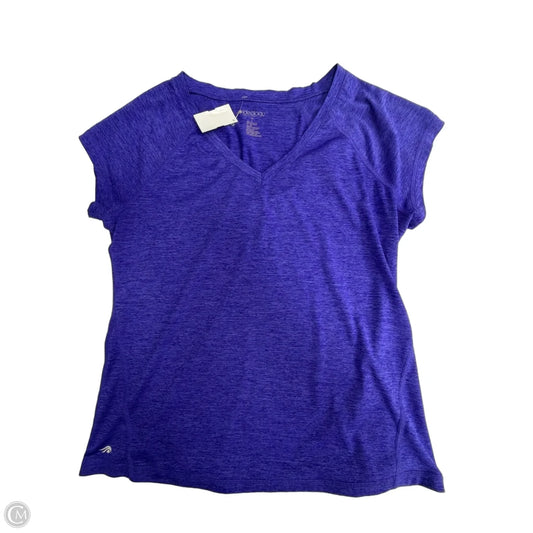 Athletic Top Short Sleeve By Ideology In Blue, Size: L