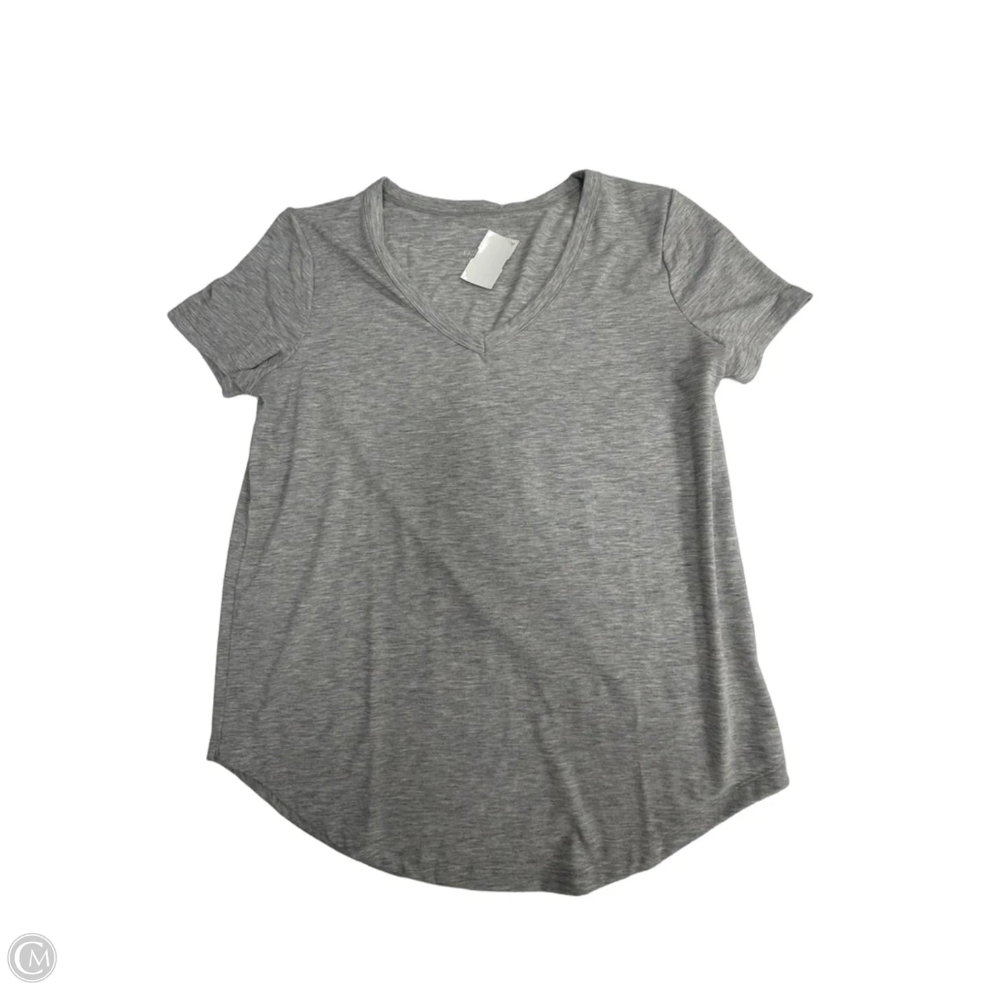 Top Short Sleeve Basic By So In Grey, Size: M