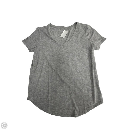 Top Short Sleeve Basic By So In Grey, Size: M