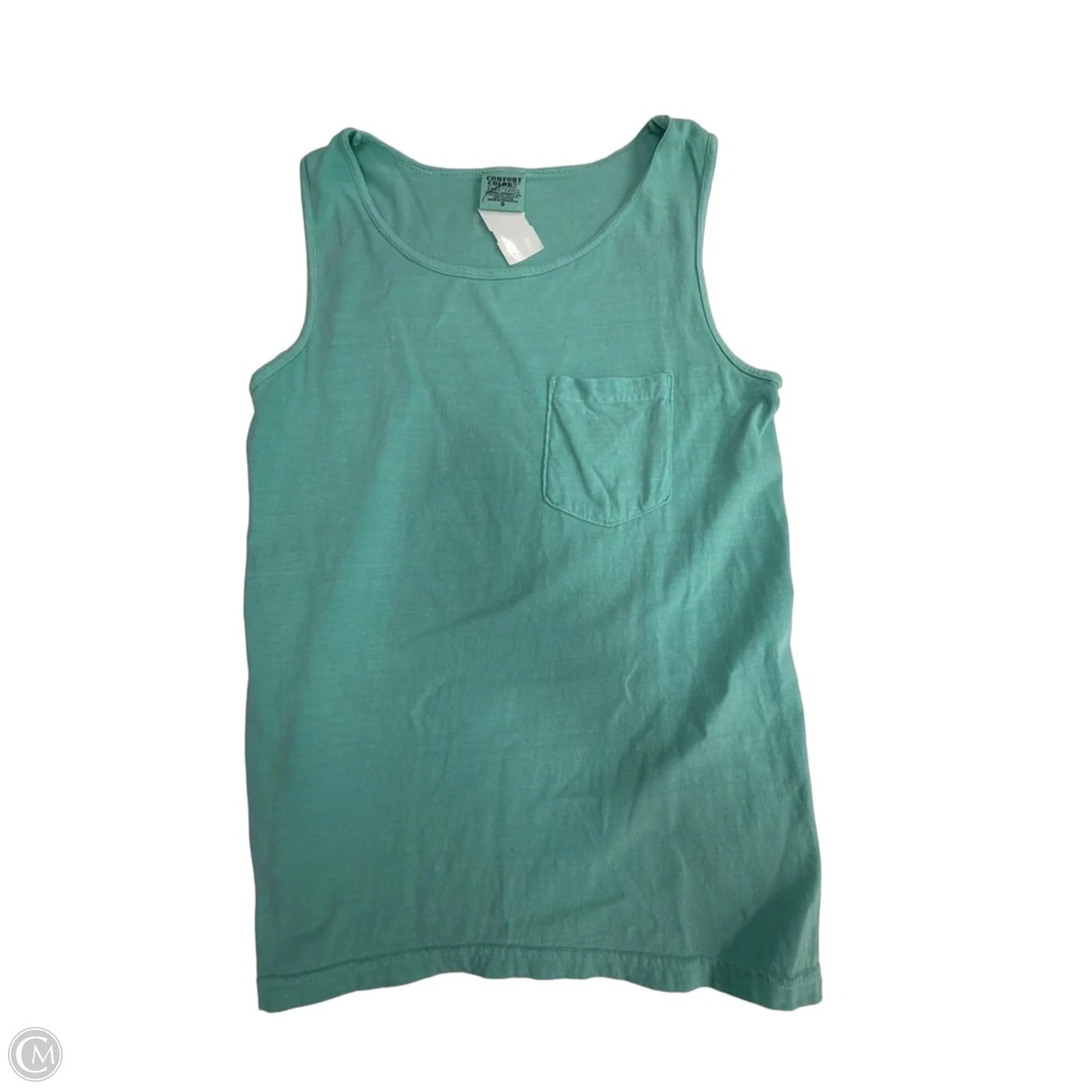 Top Sleeveless By Comfort Colors In Blue, Size: S