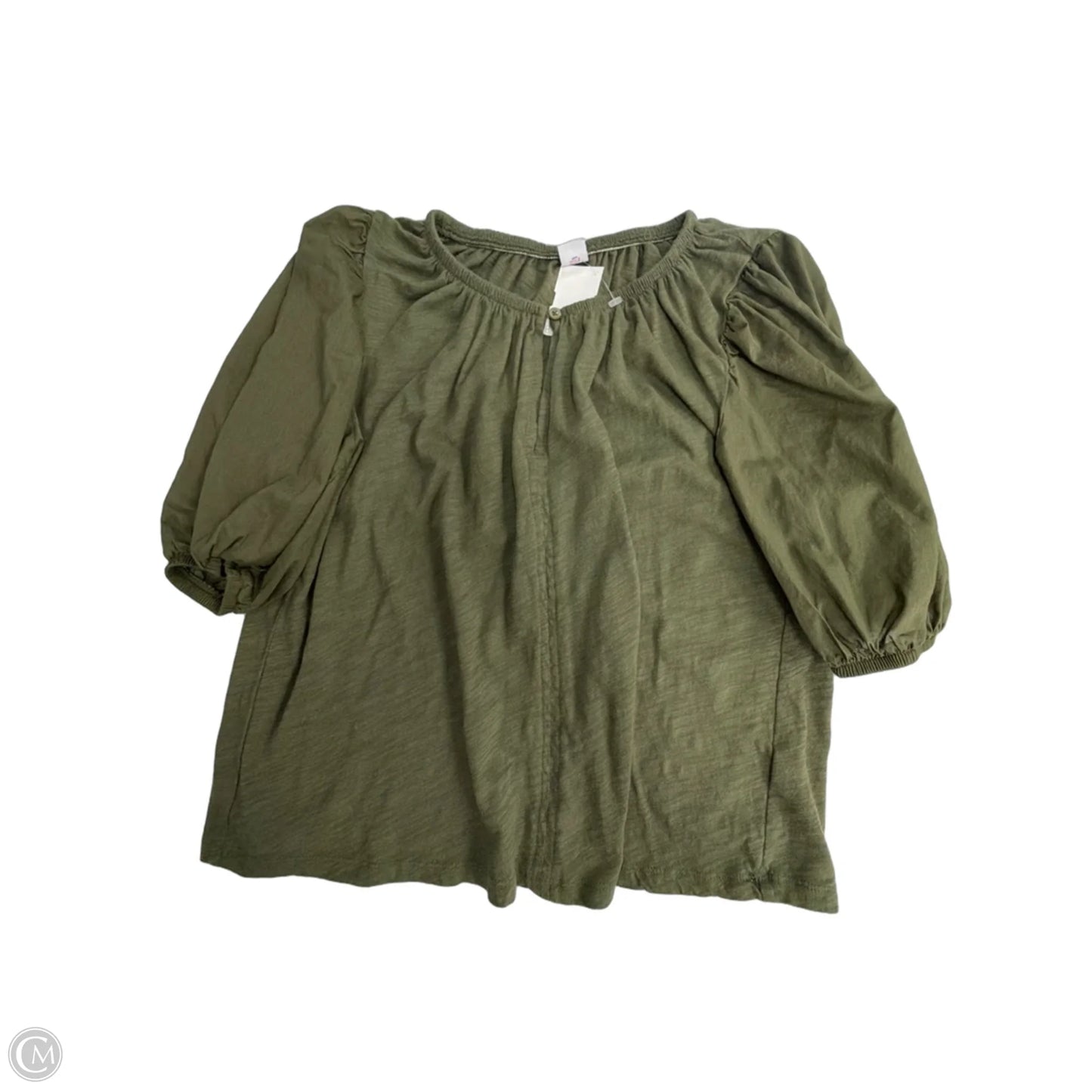 Top Short Sleeve By Old Navy In Green, Size: S