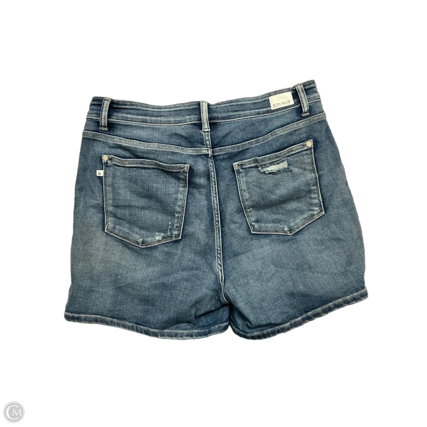 Shorts By Judy Blue In Blue Denim, Size: 18