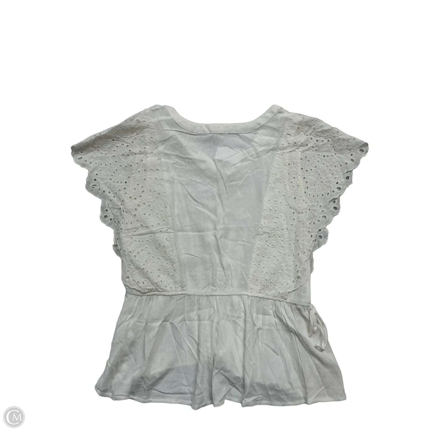 Top Short Sleeve By Maurices In White, Size: M