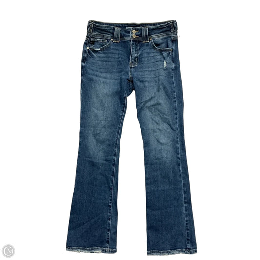 Jeans Flared By Kancan In Blue Denim, Size: 6