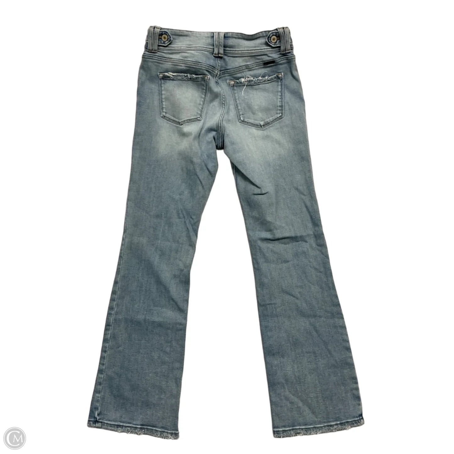 Jeans Flared By Kancan In Blue Denim, Size: 6
