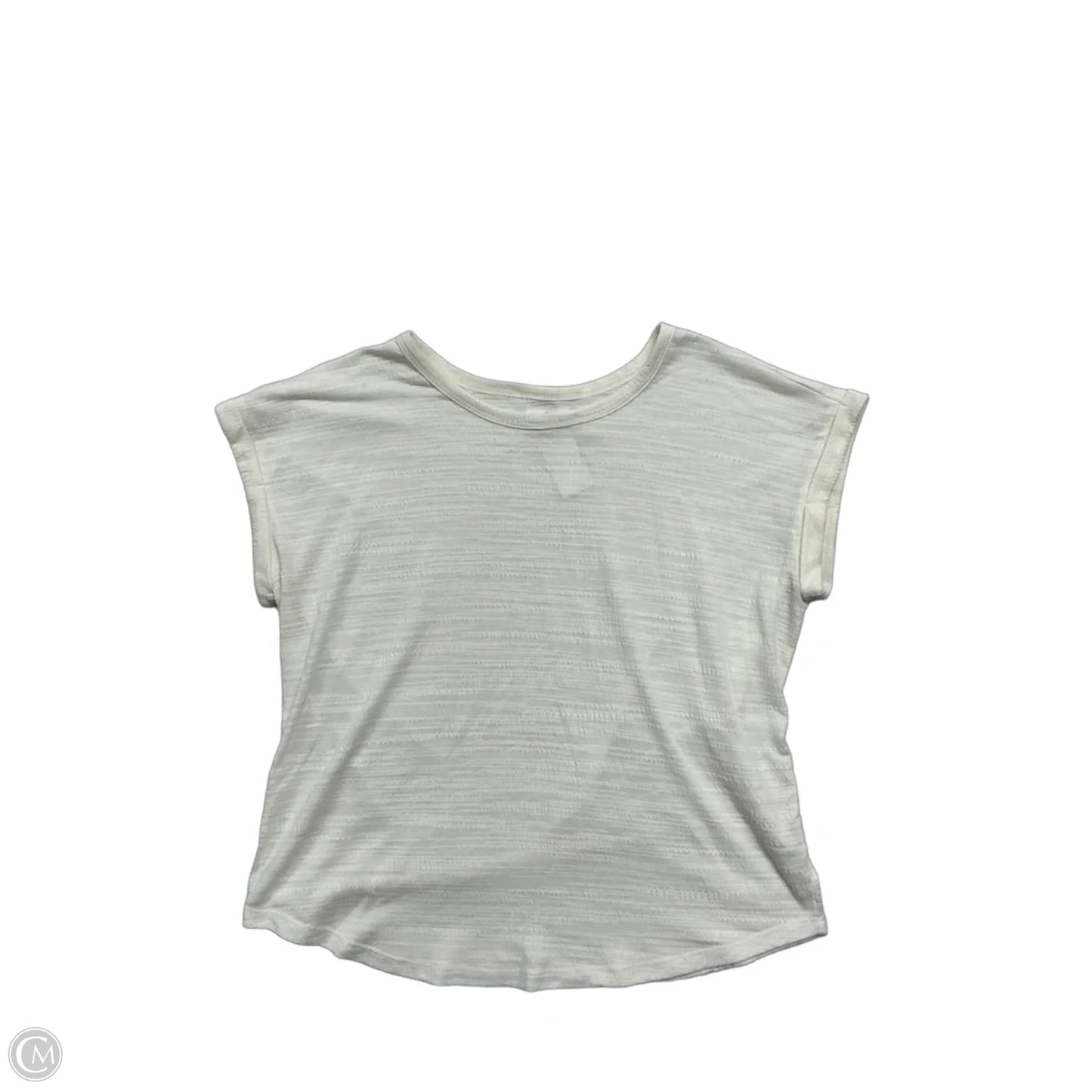 Top Short Sleeve By Maurices In Cream, Size: M