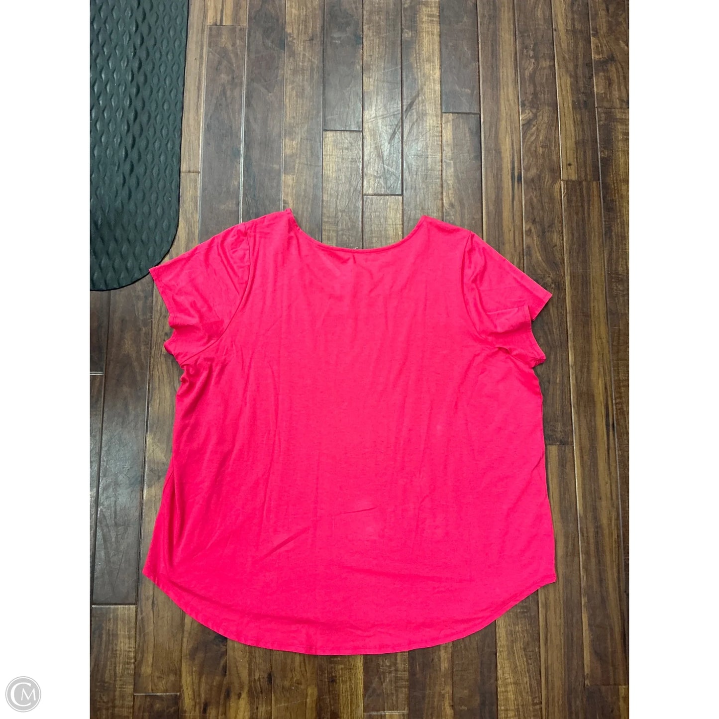Top Short Sleeve Basic By Jones New York In Pink, Size: 3x