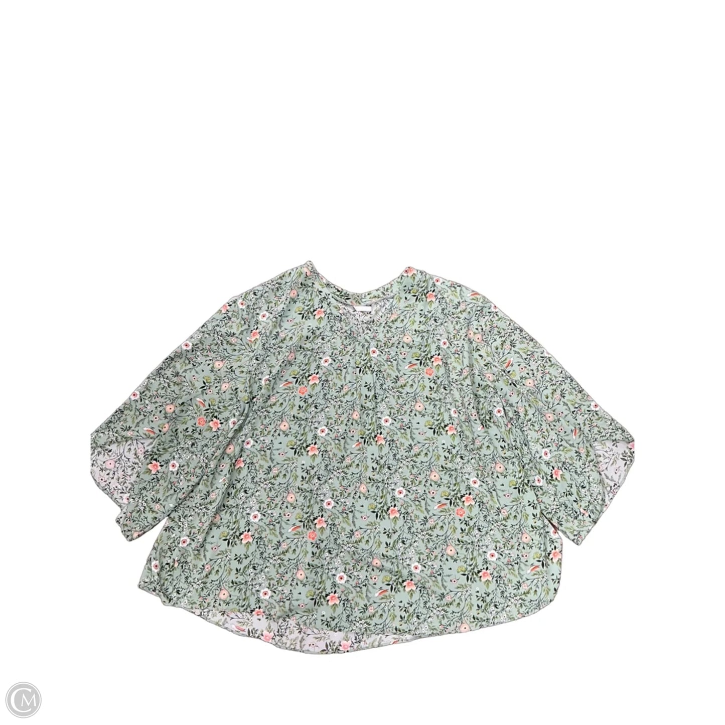Top Long Sleeve By Clothes Mentor In Floral Print, Size: 5