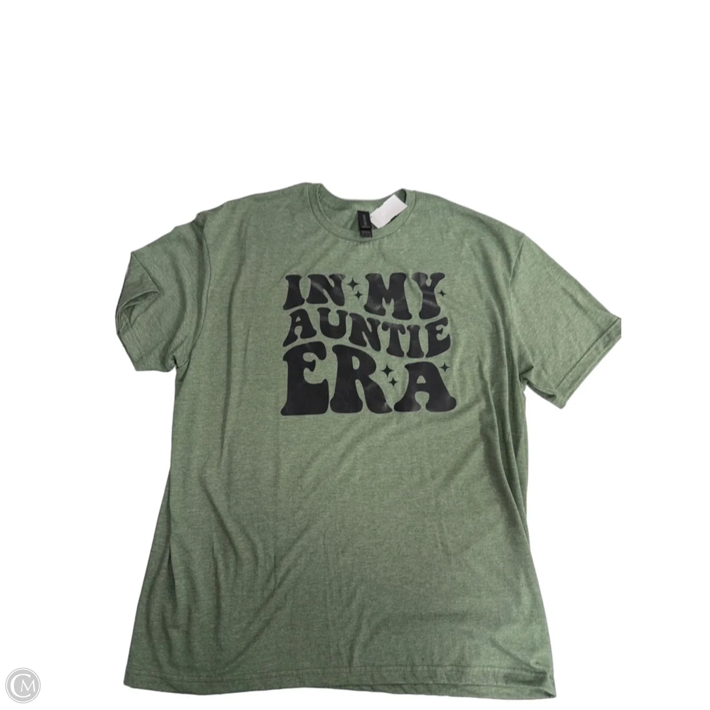 Top Short Sleeve By Gildan In Green, Size: Xl