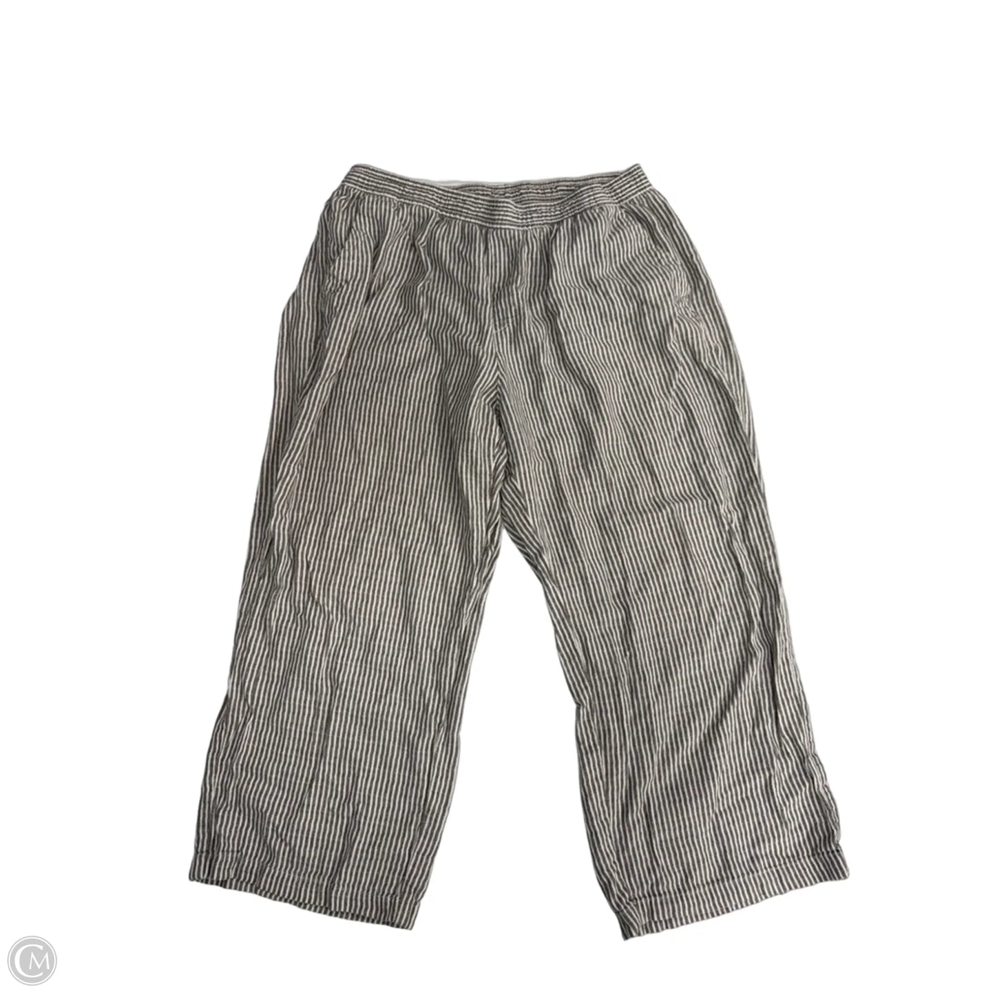 Pants Linen By Old Navy In Striped Pattern, Size: 14