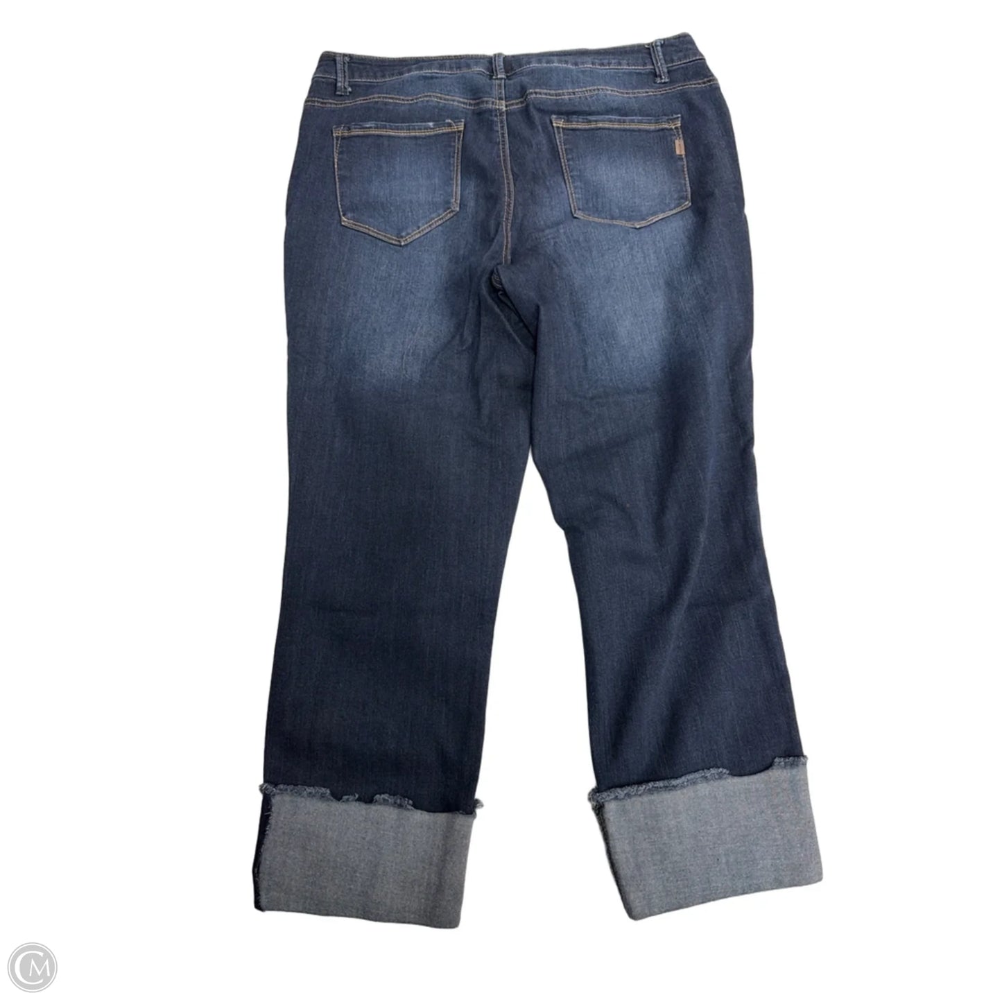 Jeans Straight By 1822 Denim In Blue Denim, Size: 16