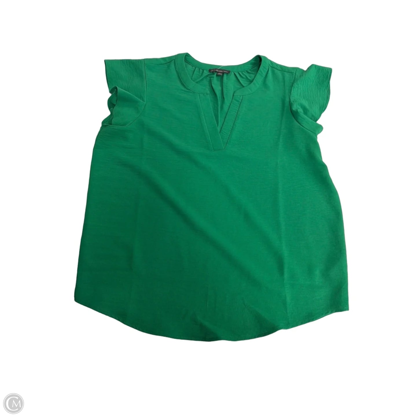 Top Short Sleeve By Adrianna Papell In Green, Size: L