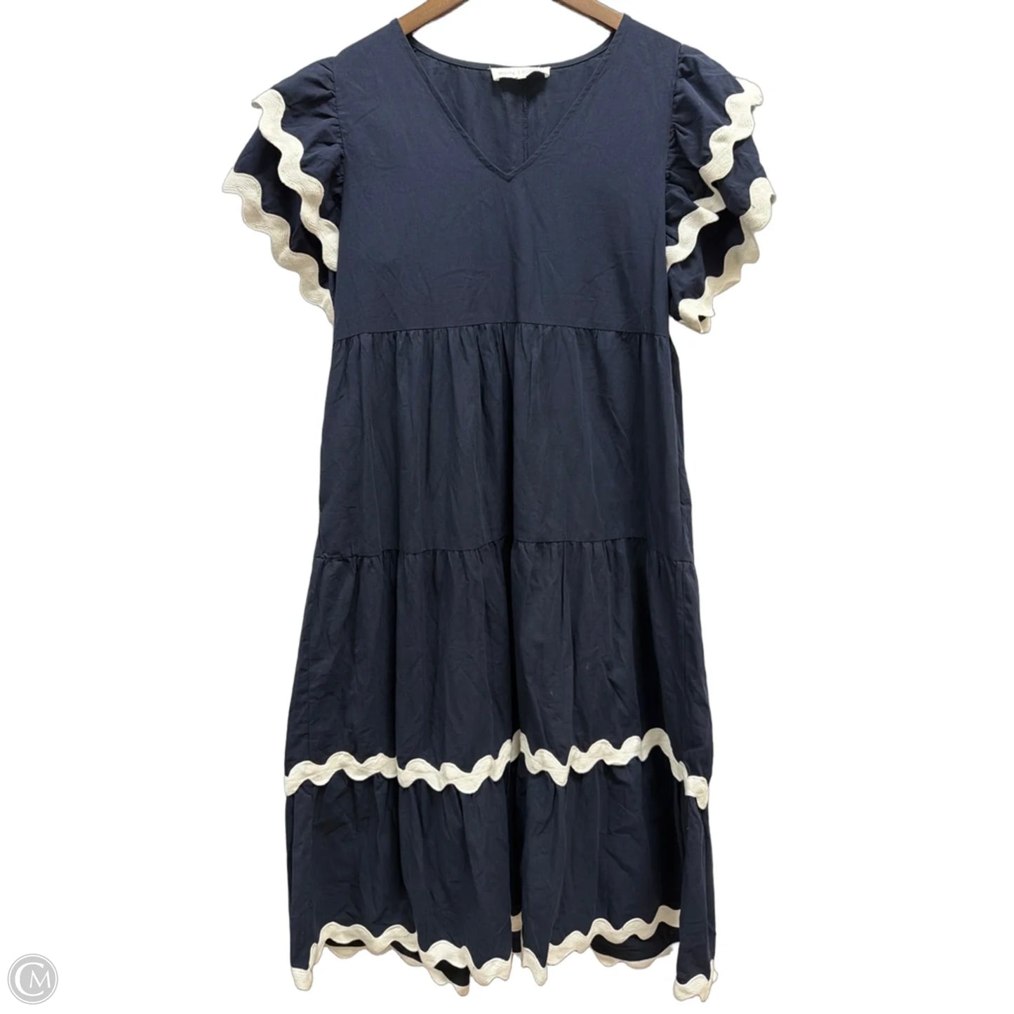 Dress Casual Maxi By Clothes Mentor In Navy, Size: S