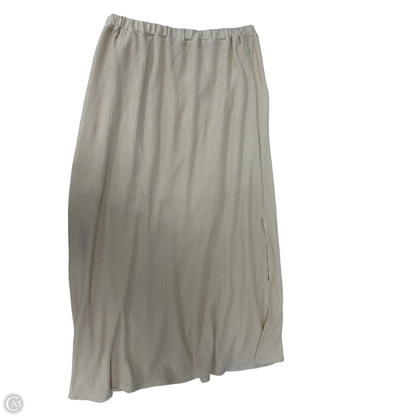 Skirt Maxi By Nine West Apparel In Cream, Size: M