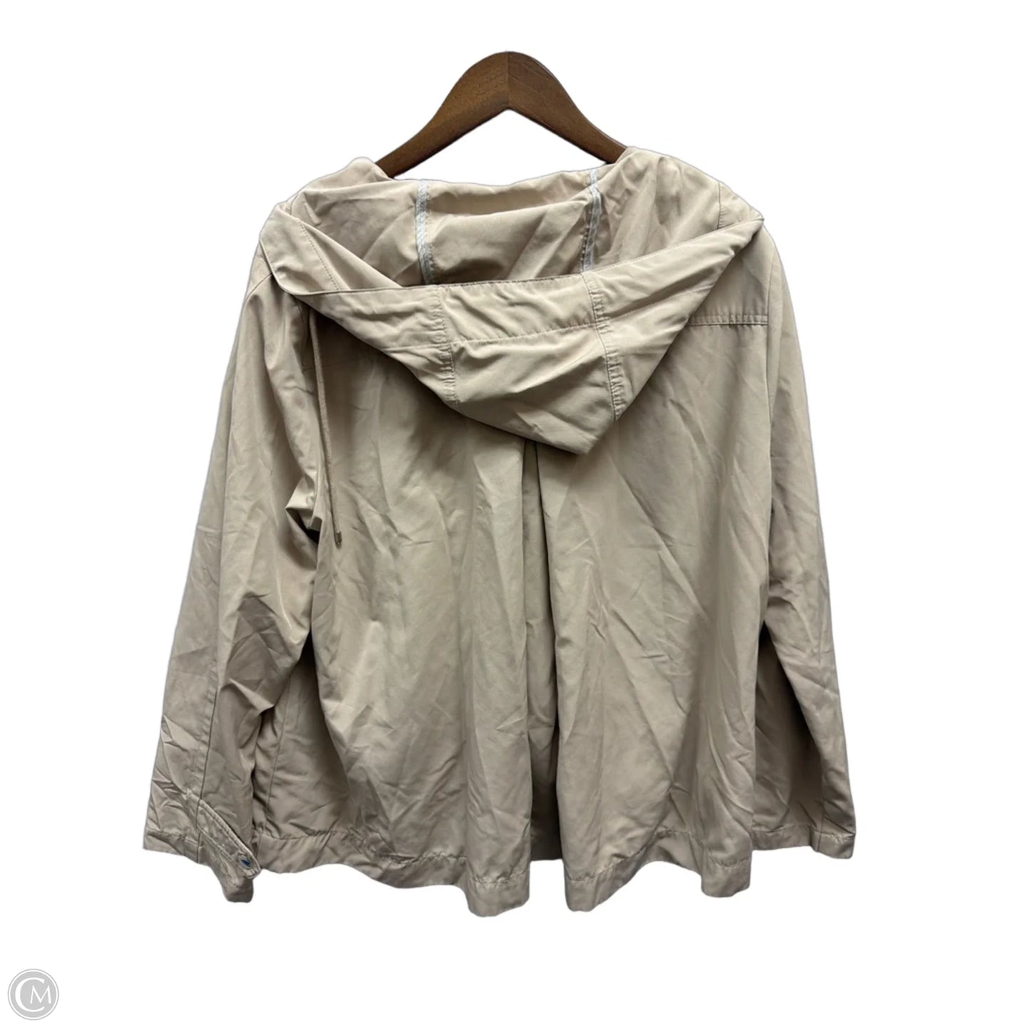 Jacket Windbreaker By Loft In Brown, Size: Xl