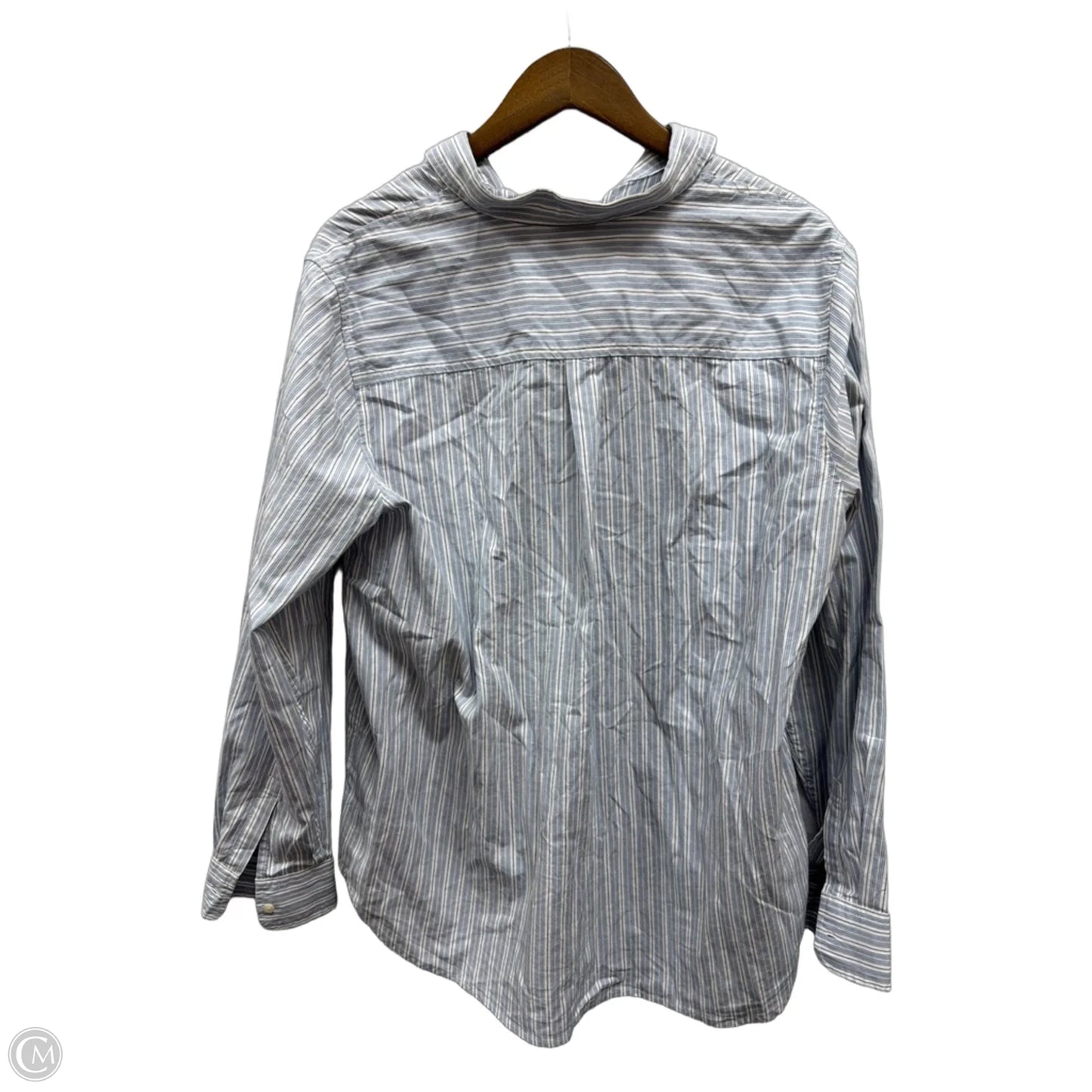 Top Long Sleeve By Gap In Striped Pattern, Size: Xl