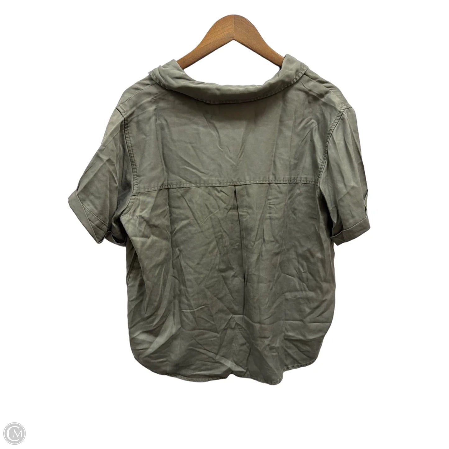 Top Short Sleeve By Members Mark In Green, Size: L