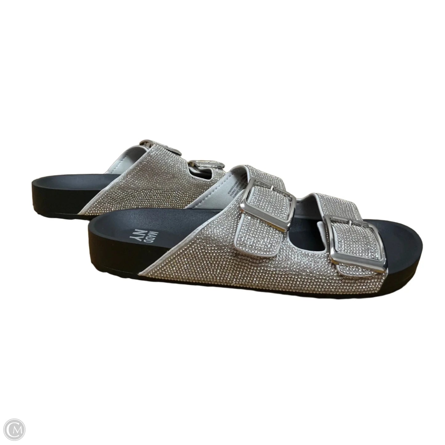 Sandals Flats By Madden Nyc In Silver, Size: 9.5