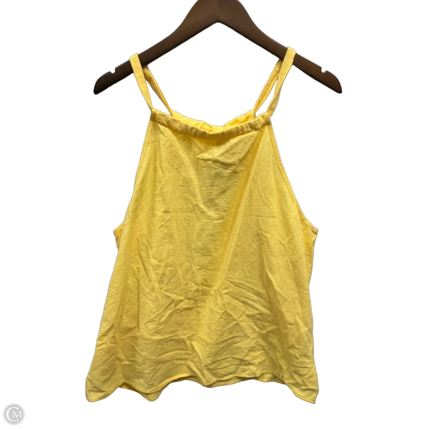 Tank Top By Emery Rose In Yellow, Size: Xl