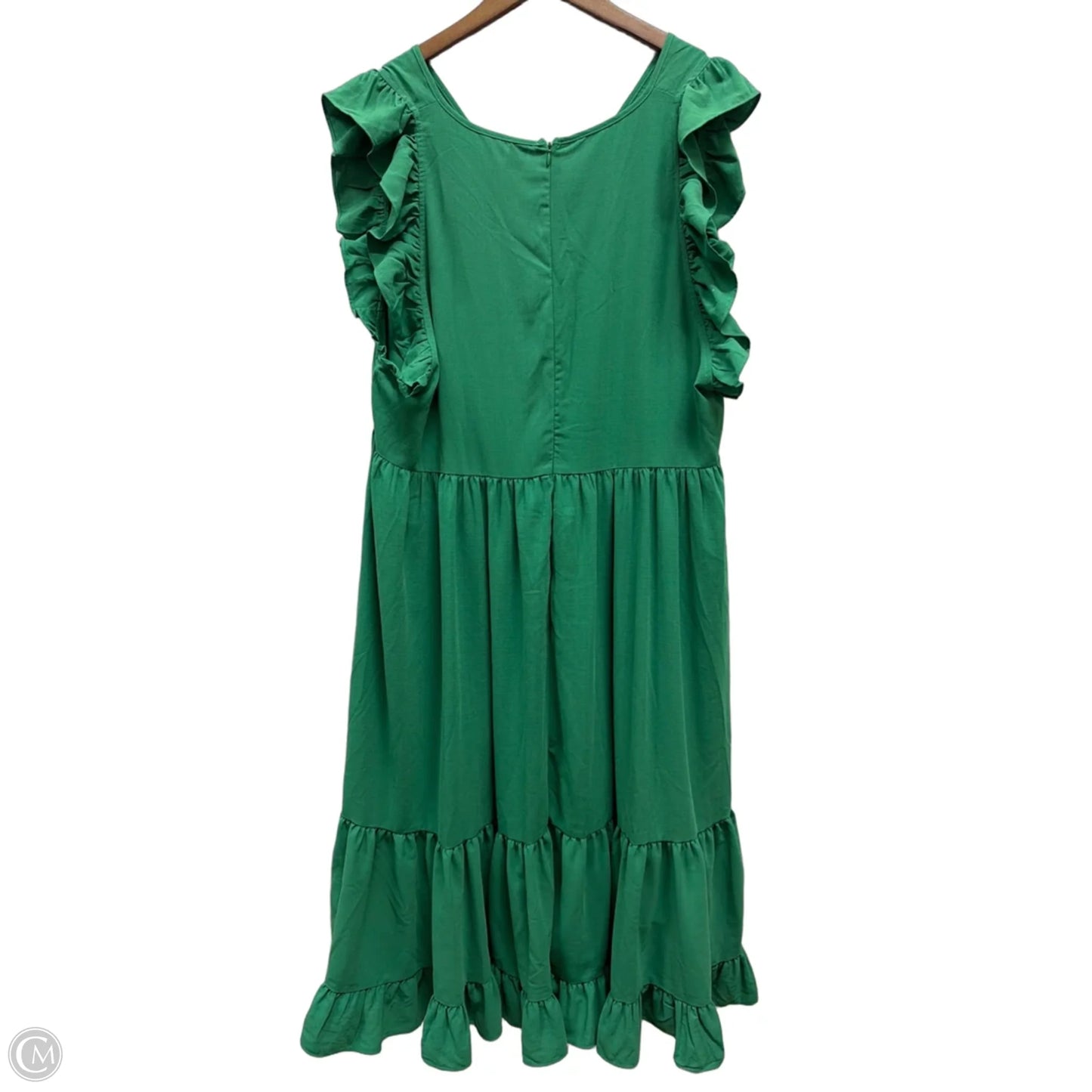 Dress Casual Maxi By Shein In Green, Size: 4x