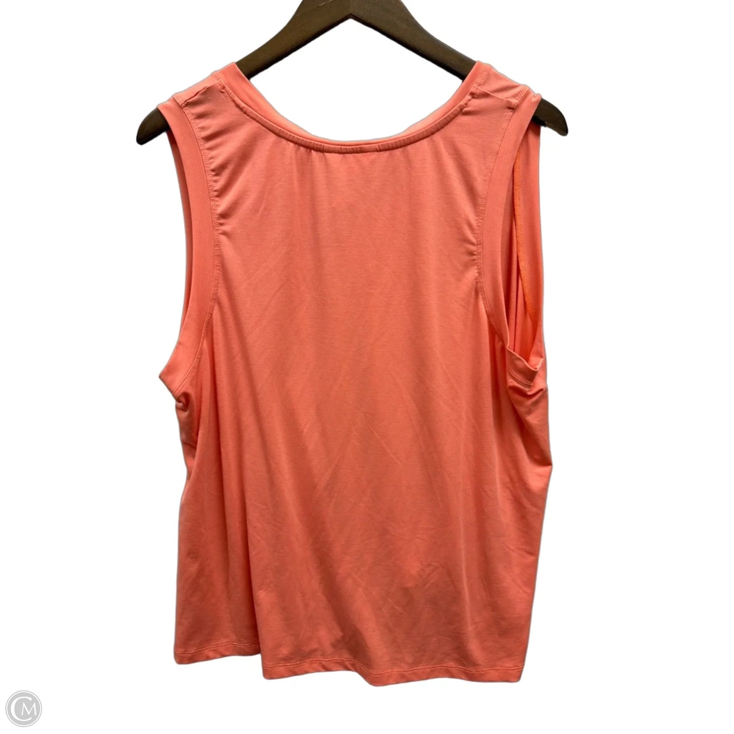 Top Sleeveless By Time And Tru In Pink, Size: 2x