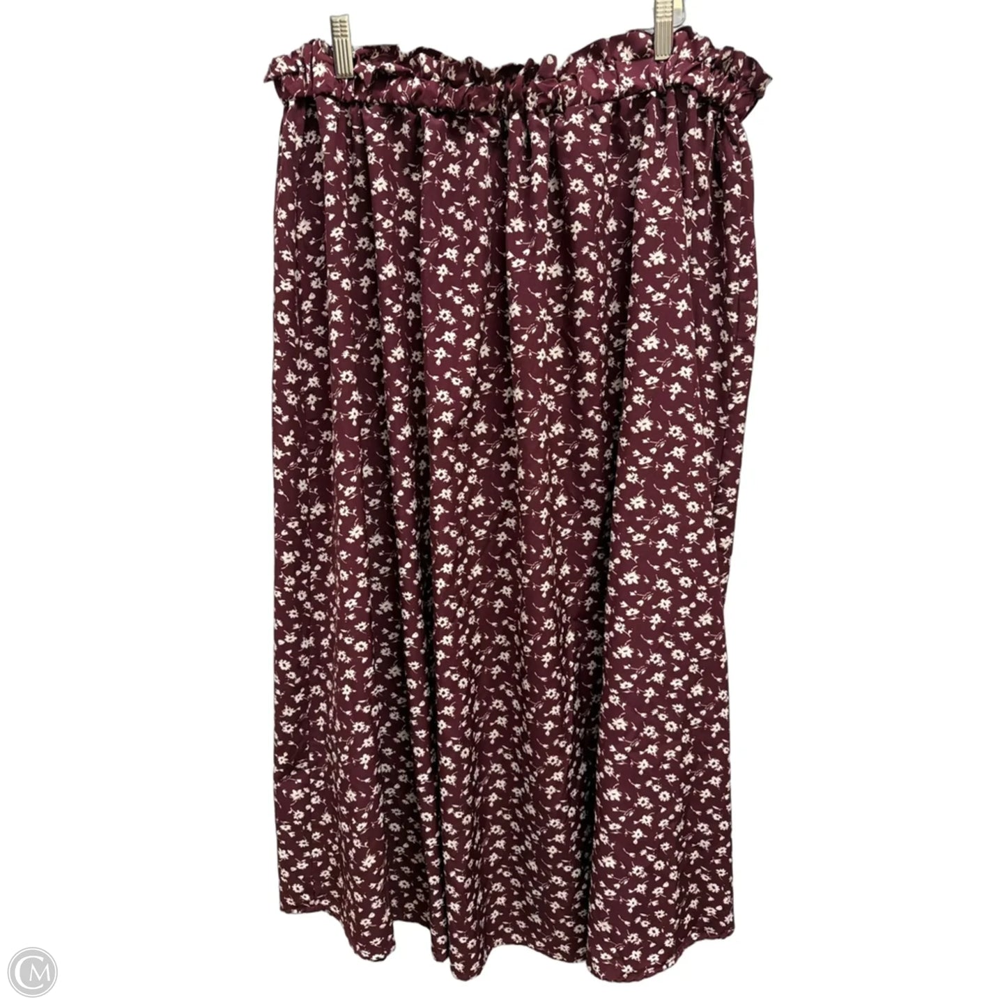 Skirt Maxi By Nasty Gal In Floral Print, Size: 2x