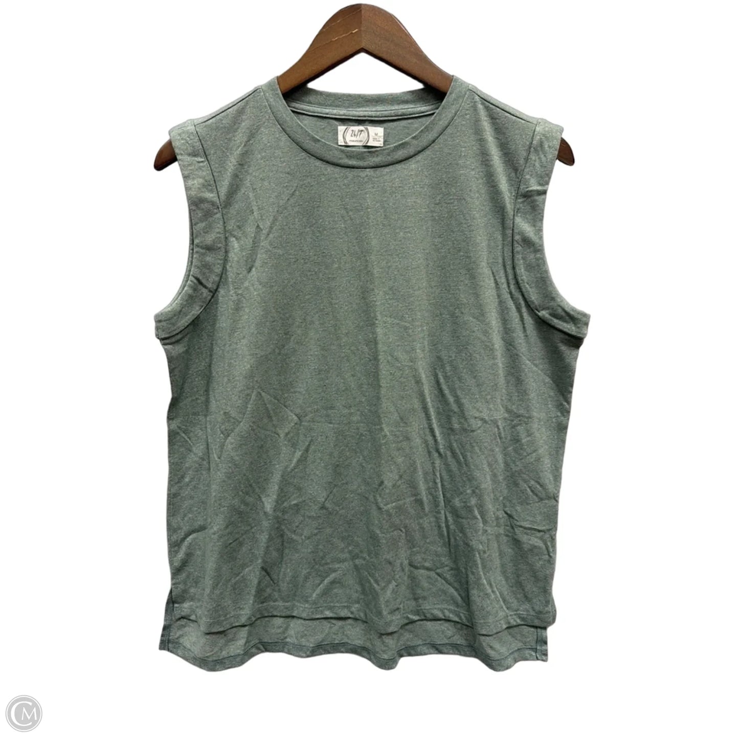 Top Sleeveless By Maurices In Green, Size: M