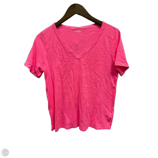 Top Short Sleeve Basic By Old Navy In Pink, Size: M