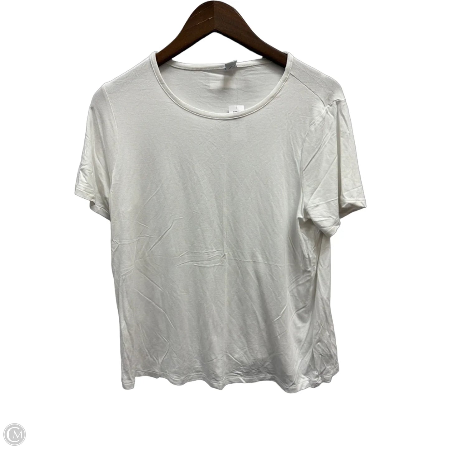 Top Short Sleeve Basic By Old Navy In White, Size: M